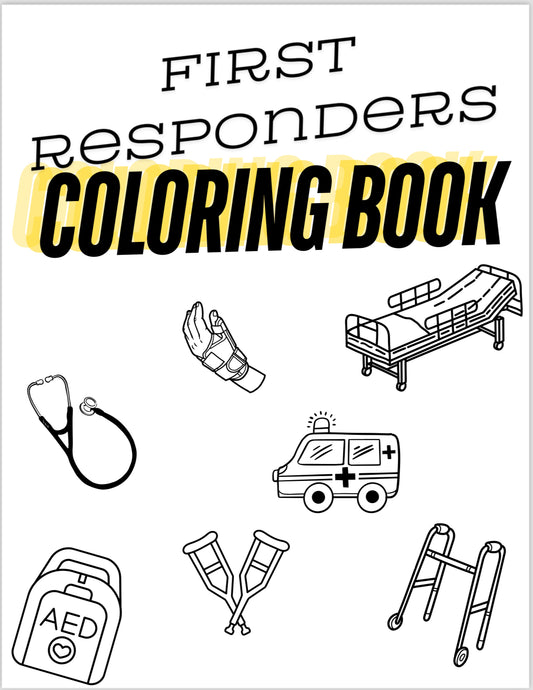 First Responders Coloring Book